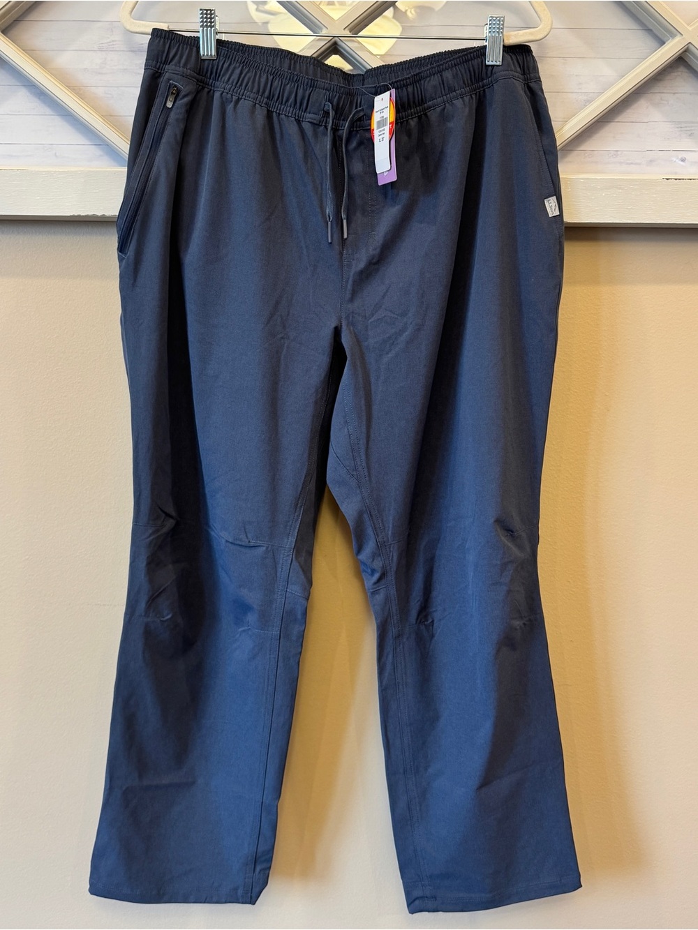 LL Bean Multisport Pants Carbon Navy Mens XL X-Large Straight Leg Hiking NWT